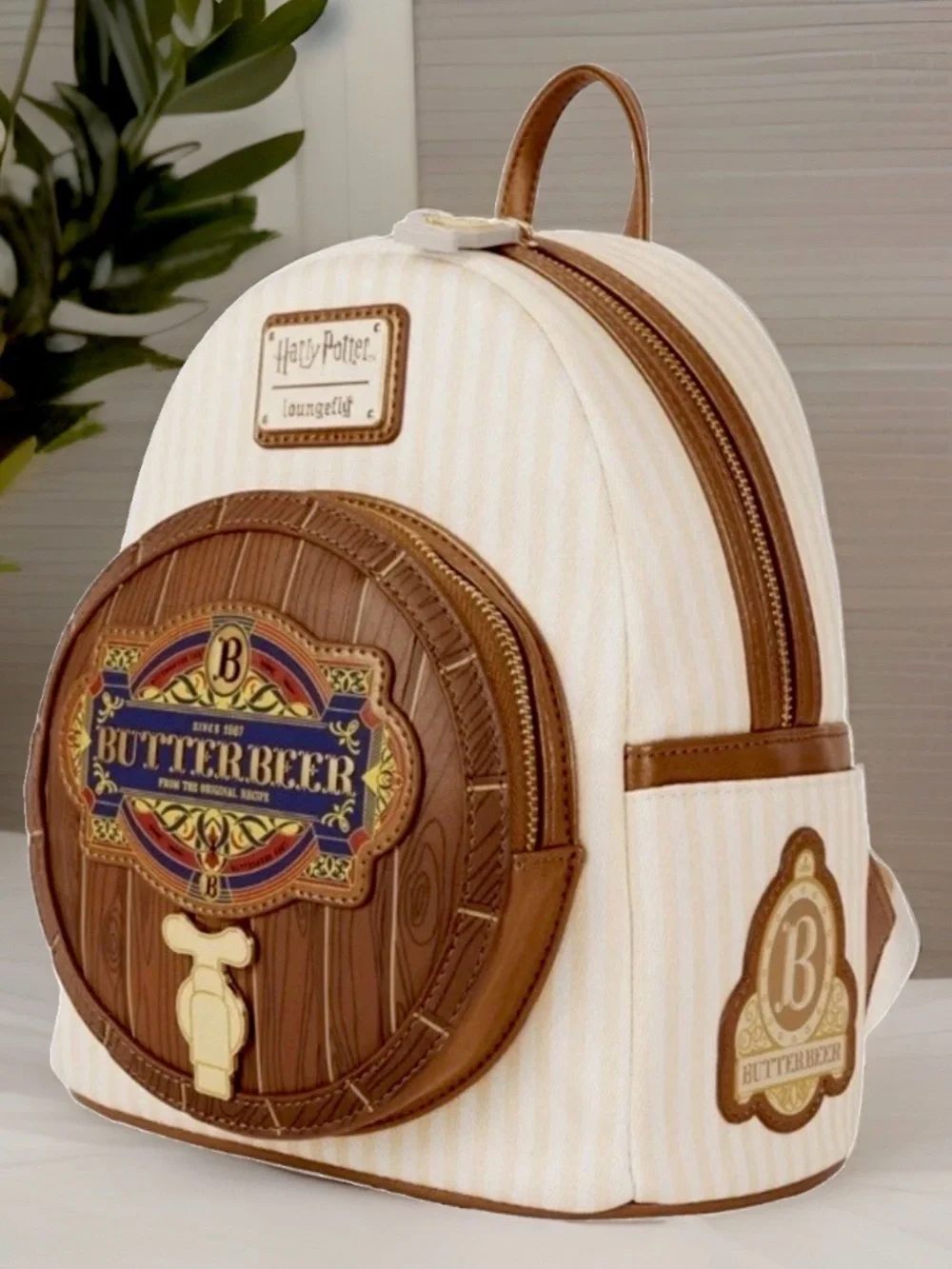 NEW w Tags Loungefly HARRY POTTER - Keg of Butterbeer Scented Barrel Backpack